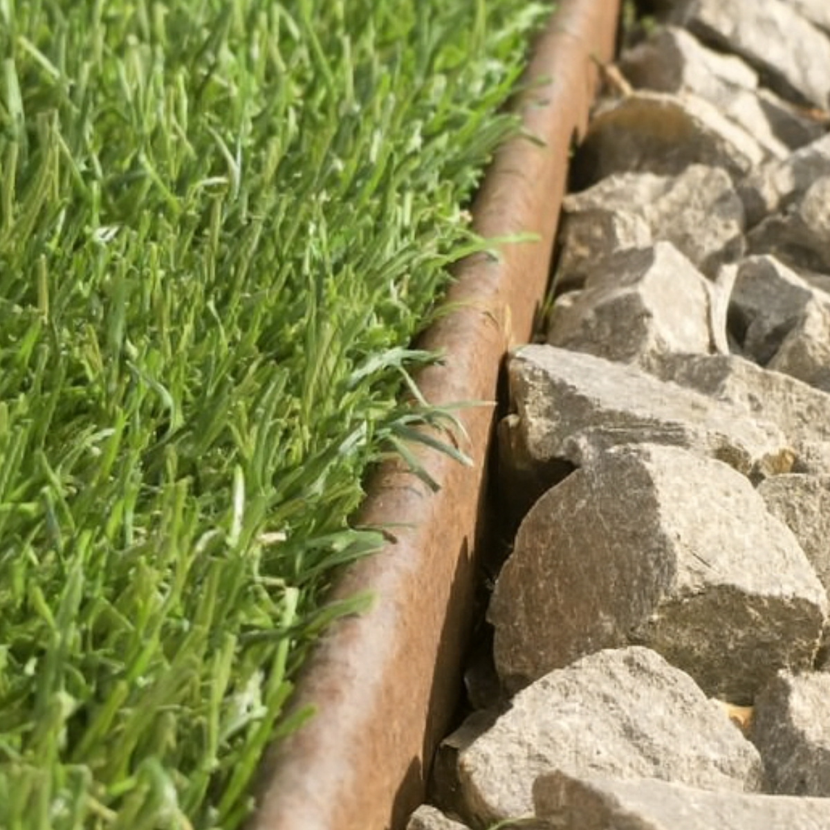 Cortenstaal kantopsluiting BORDURA 100 x 15 cm