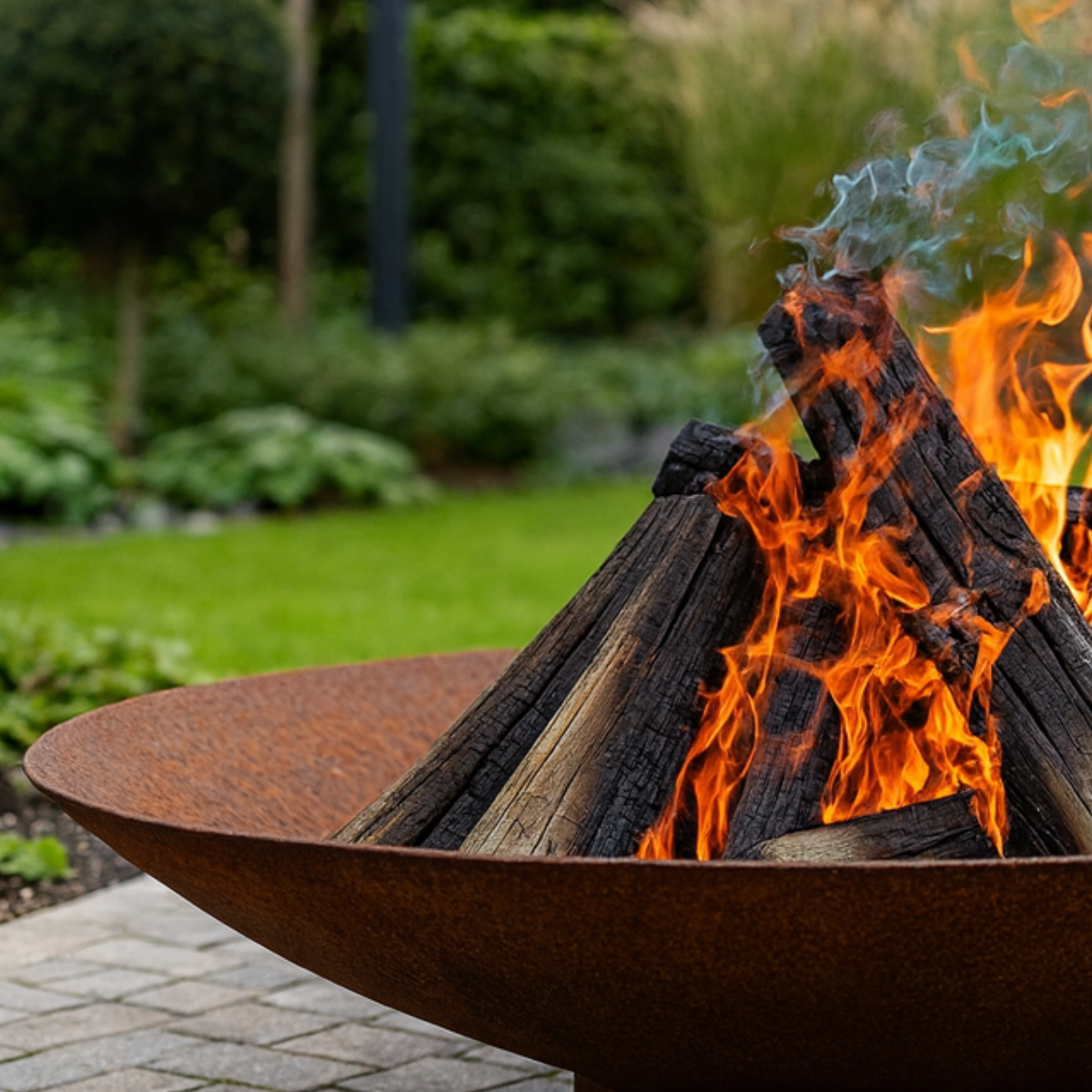 Cortenstaal vuurschaal FLAMO D 100 cm