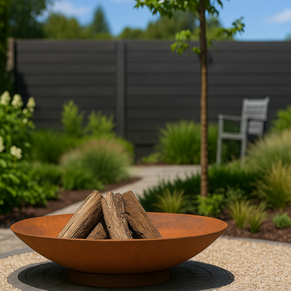 Cortenstaal vuurschaal FLAMO D 100 cm