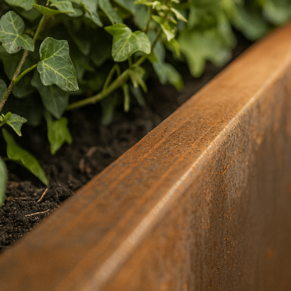 Cortenstaal keerwand recht SEGMENTA 100 x 20 x 50 cm