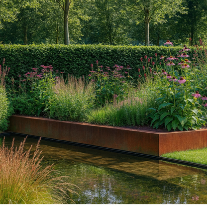 Cortenstaal keerwand recht SEGMENTA 100 x 20 x 30 cm